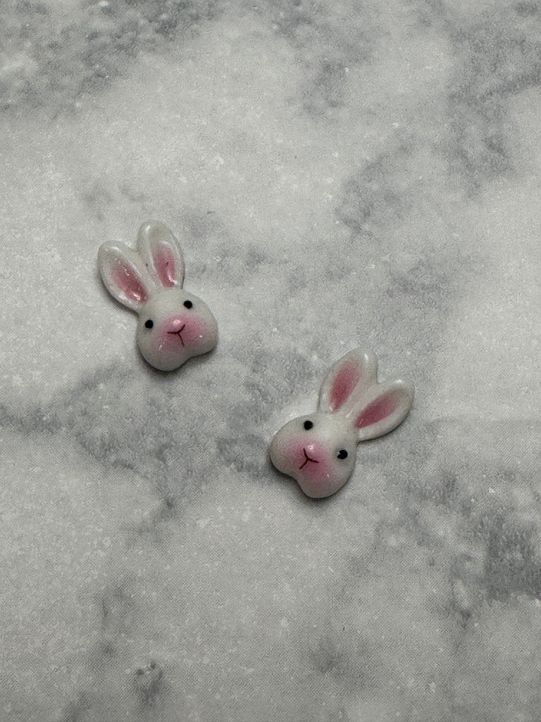 White Rabbit Nail Charms (2)