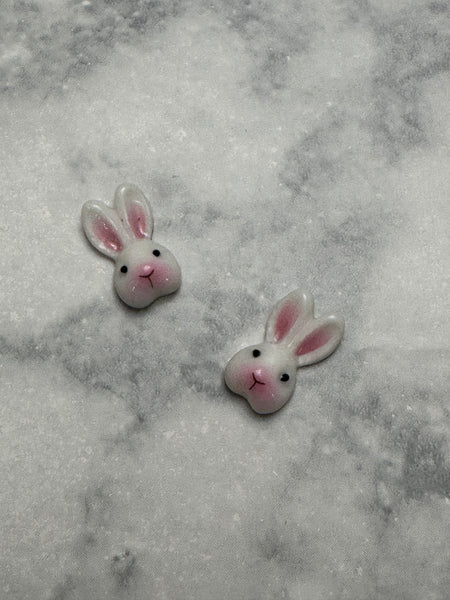 White Rabbit Nail Charms (2)