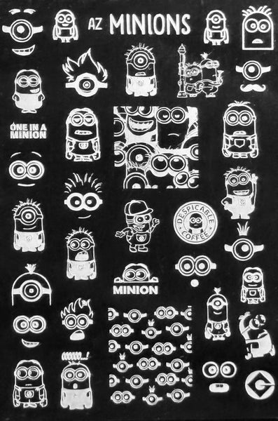 Gru, Kevin, Bob & Stuart Movie Stamping Plates
