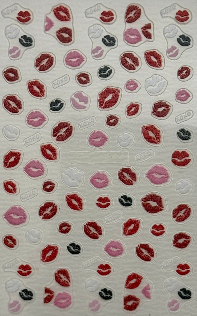 Lips Nail Decals