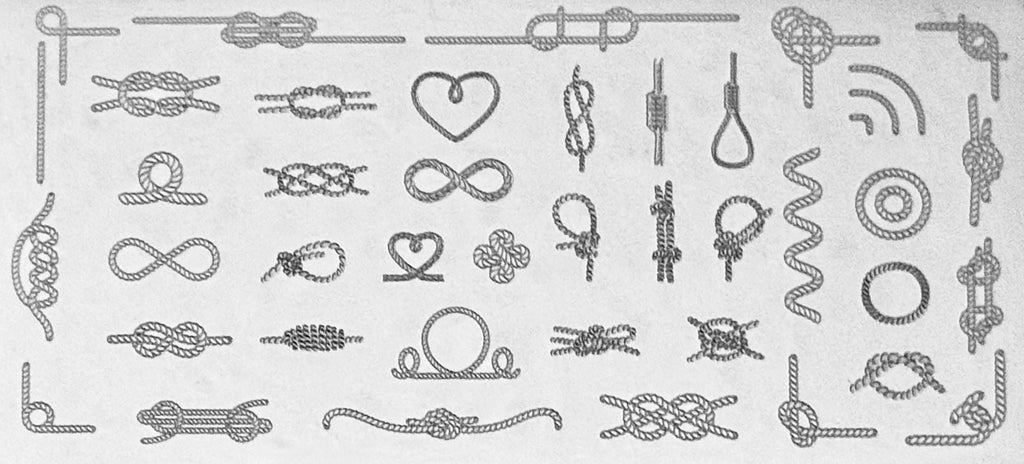 Ropes & Knots Stamping Plate