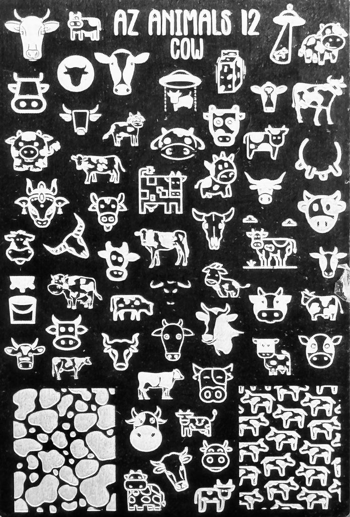 Cows Stamping Plate