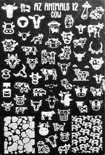 Cows Stamping Plate