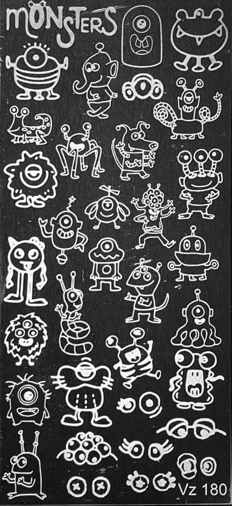 Cute Monsters Stamping Plate