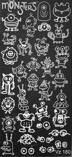 Cute Monsters Stamping Plate