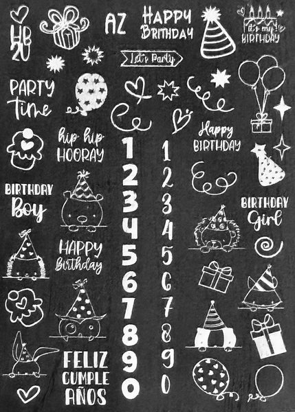 Happy Birthday Stamping Plate