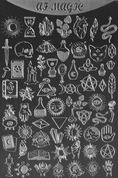 Witchy Vibes Stamping Plates