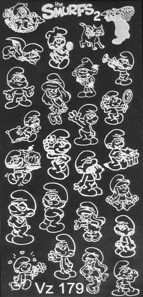 Gargamel vs the Blue Creatures Cartoon Stamping Plates