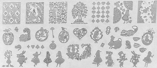 Wonderland Stamping Plate