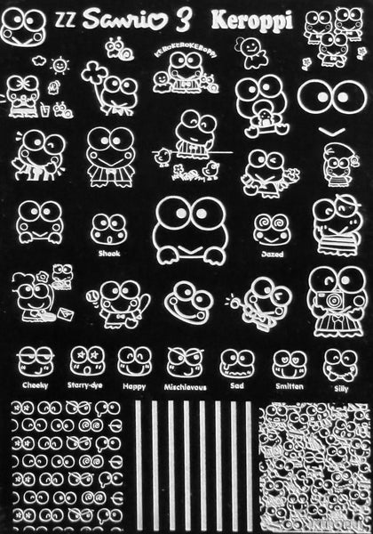 Hi Kitty and Friends Stamping Plates