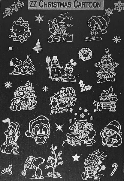 Famous Christmas Cartoon Stamping Plate