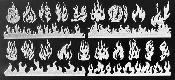 Flames Stamping Plate