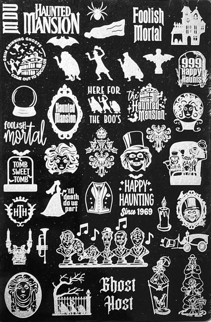 Haunted House Stamping Plate