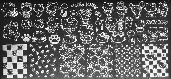 Hi Kitty and Friends Stamping Plates