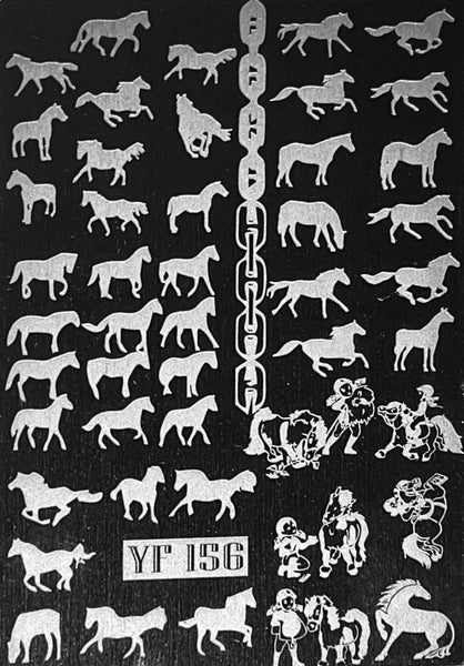 Horses Stamping Plate