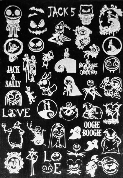 Jack and Sally Stamping Plates