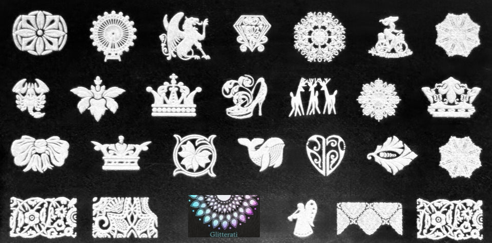 Griffin and Crowns Stamping Plate