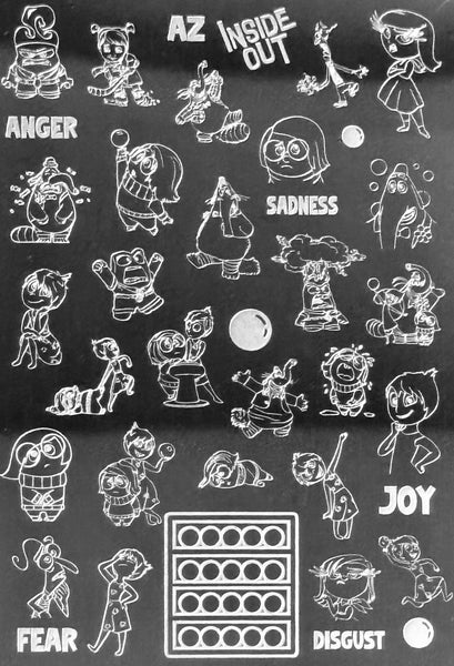 Riley and Her Emotions Stamping Plates