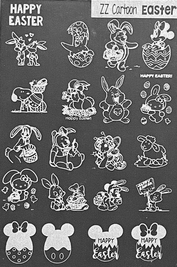 Cartoon Easter Stamping Plate