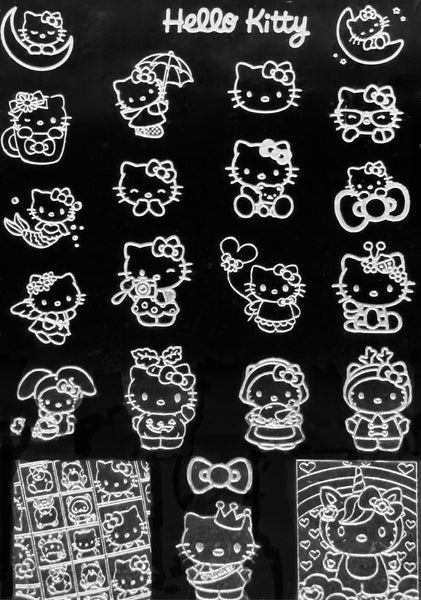 Hi Kitty and Friends Stamping Plates