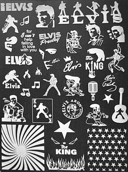 King of Rock and Roll Stamping Plate