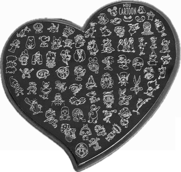 Famous Cartoons XXL Stamping Plates
