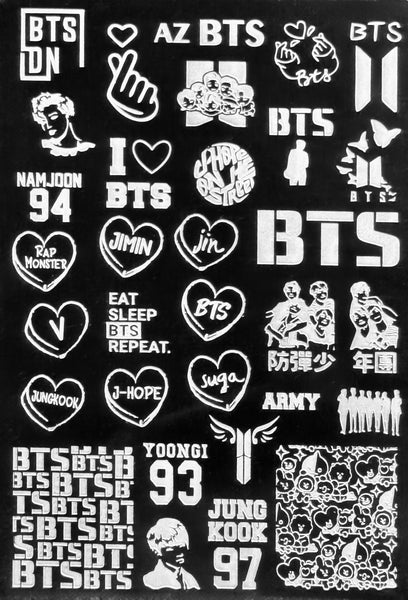 K Pop Stamping Plates