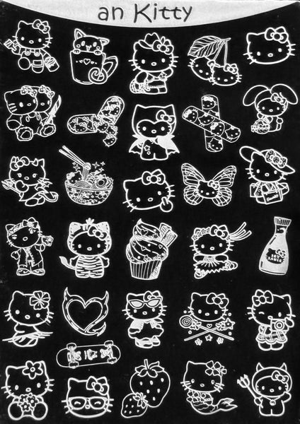 Hi Kitty and Friends Stamping Plates