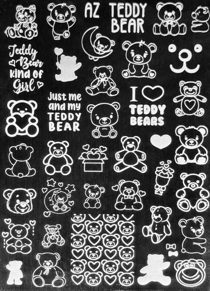 Teddy Bear Stamping Plate
