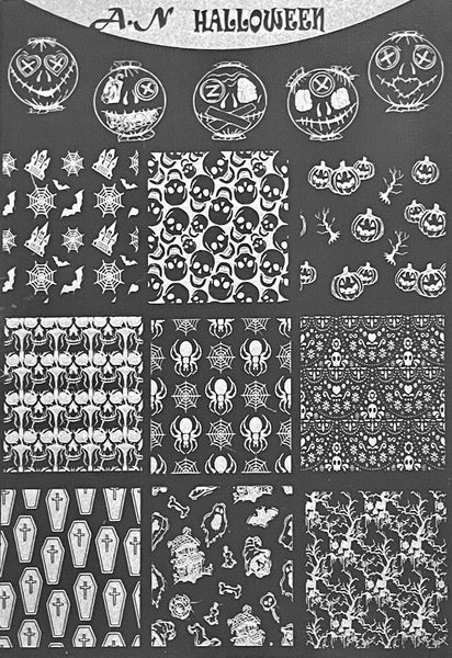 Cute Halloween Stamping Plates