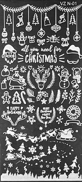 Christmas VZ Stamping Plates