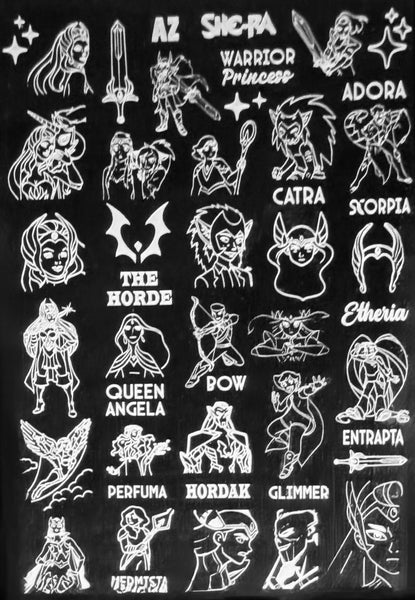 Adora, Princess of Power Cartoon Stamping Plate