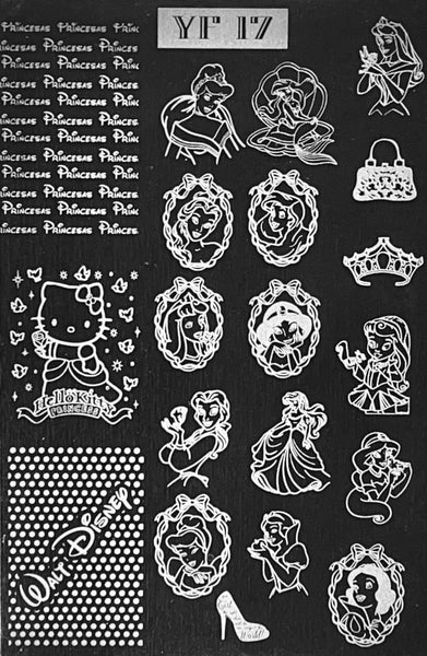 Princess Stamping Plates