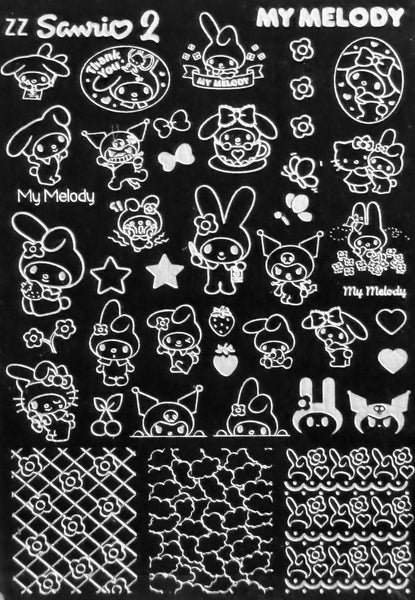 Hi Kitty and Friends Stamping Plates