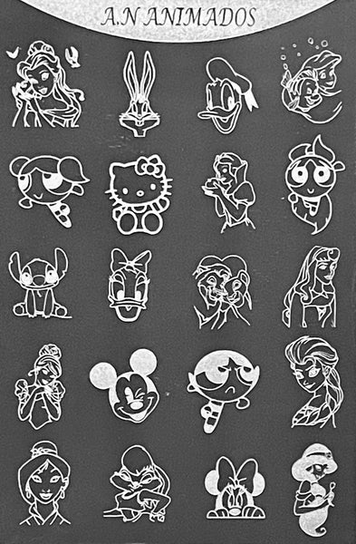 Famous Cartoon Stamping Plates