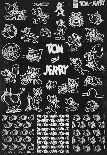 Tom Cat & Jerry Mouse Stamping Plate