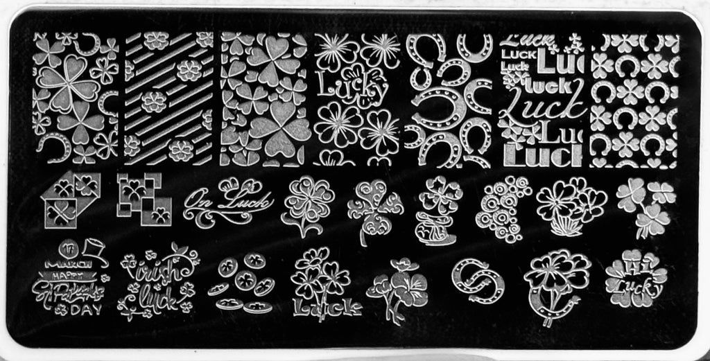 St Patrick's Day Stamping Plate