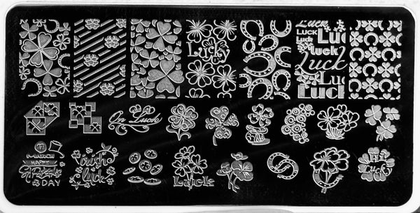 St Patrick's Day Stamping Plate