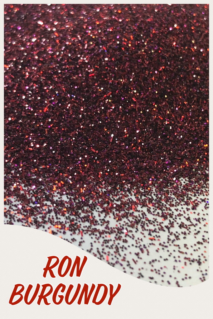 Ron Burgundy Ultrafine Glitter Mix