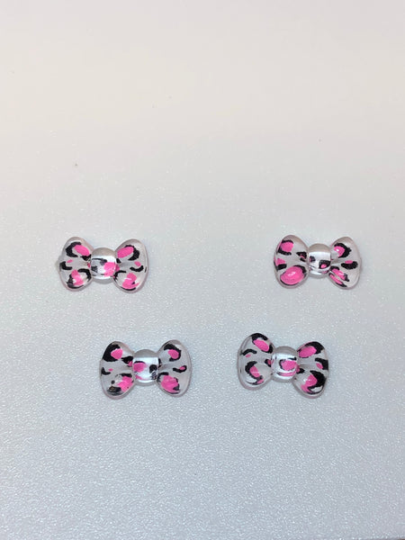 Cute Resin Bow Nail Charms (4)