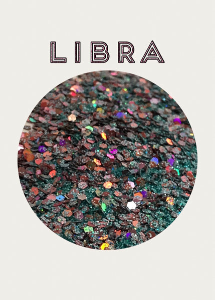 Libra Zodiac Chunky Glitter Mix