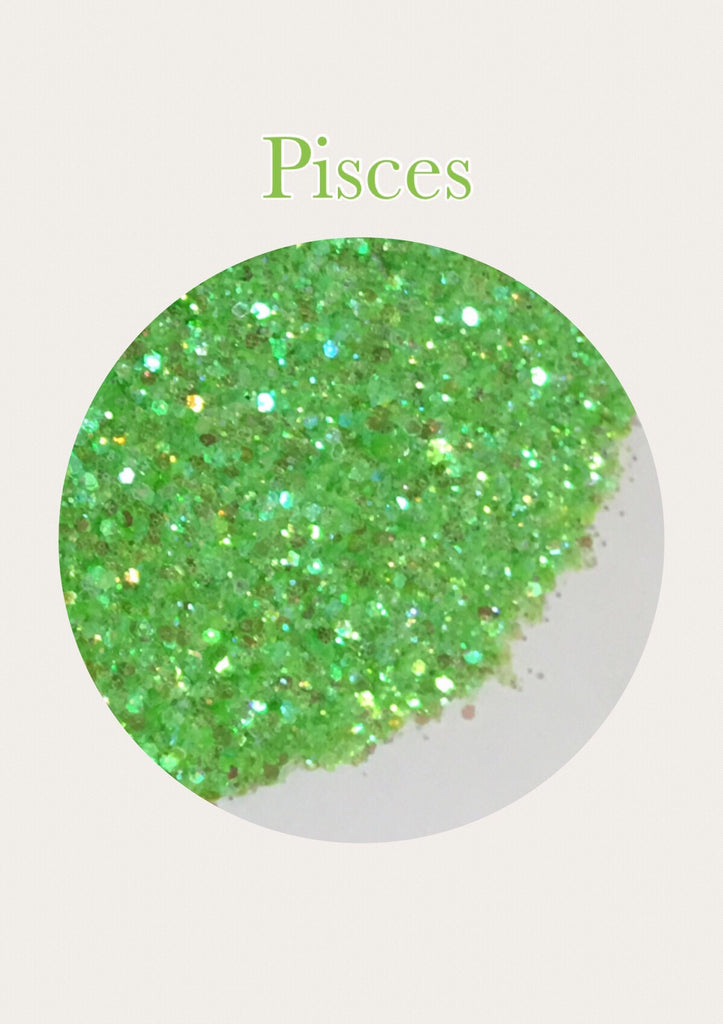 Pisces Zodiac Chunky Iridescent Glitter Mix