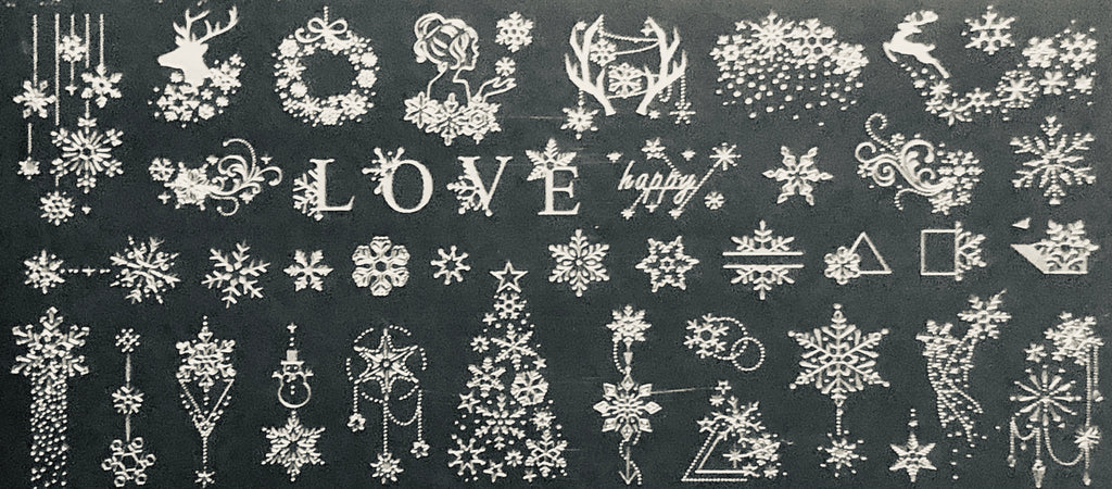 Winter Love Stamping Plate