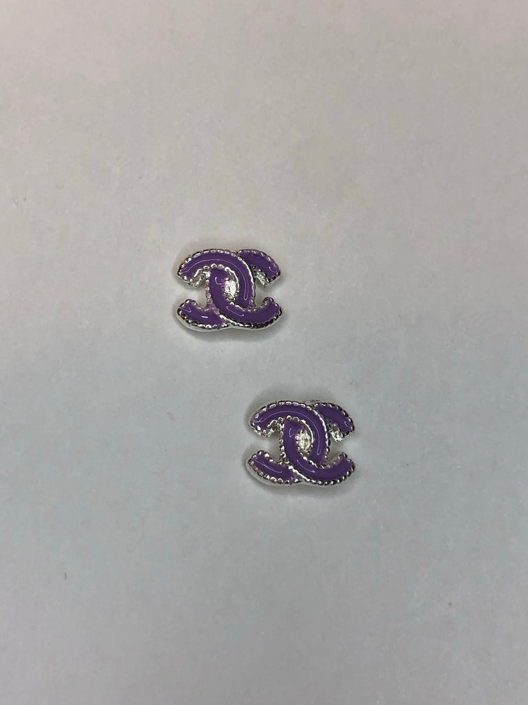 Purple Chanel Nail Charms – Glitter Guy
