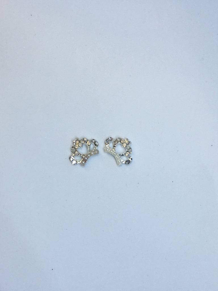 Silver Pearl/Opal Crowns (2)