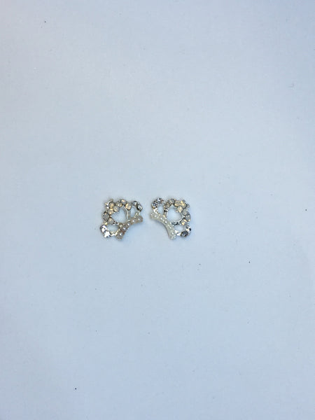 Silver Pearl/Opal Crowns (2)