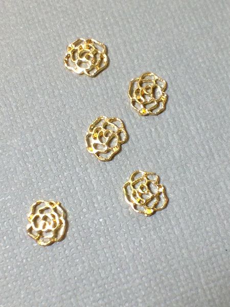 Hollow Gold Flowers (2)