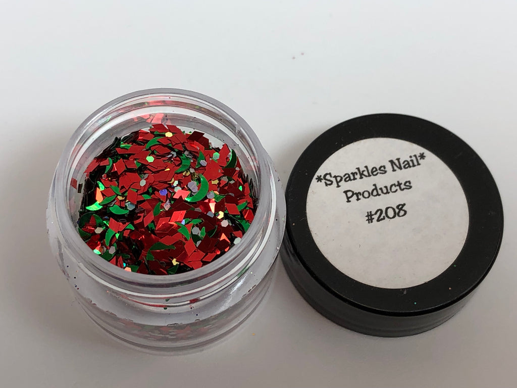 Sparkles Nail Products Glitter #208