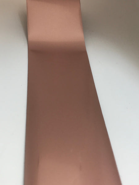 Solid Rose Gold Satin Nail Foil