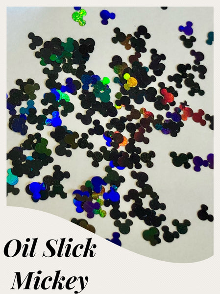 Oil Slick Mouse Holo Glitter